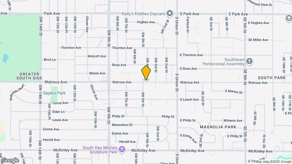 417 Watrous Ave Mapa y Detalles de la Ubicación