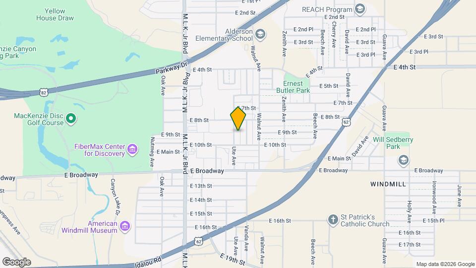 813 Ute Ave Map and Location Details