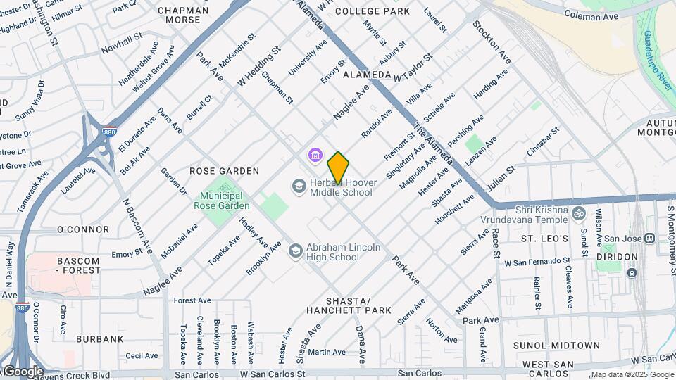 1616 Park Ave Mapa y Detalles de la Ubicación