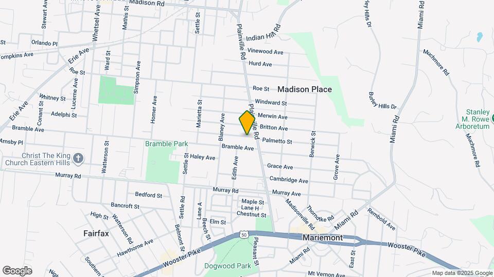 6765 Palmetto St Map and Location Details
