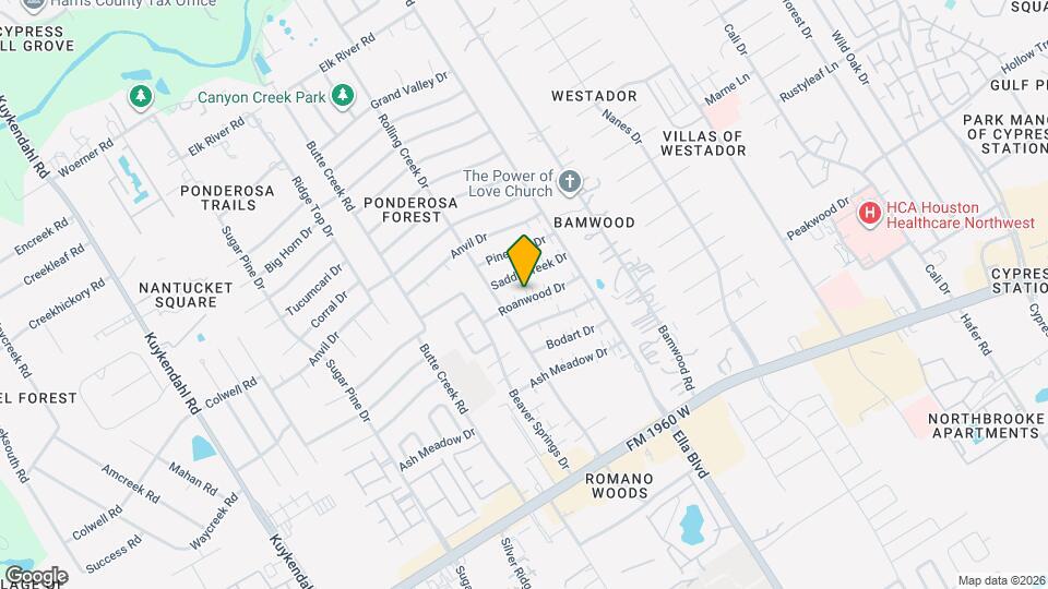 1514 Roanwood Dr Map and Location Details