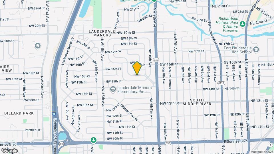 1124 NW 15th Ct Map and Location Details