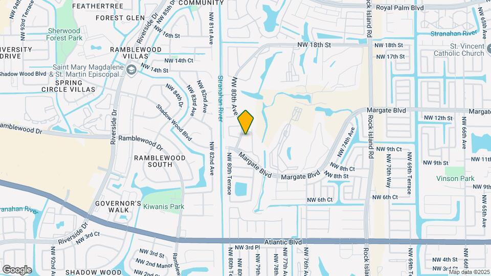 1040 NW 80th Ave Map and Location Details