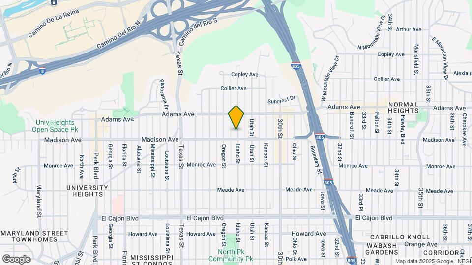 4622 Idaho St-Unit -4624 Idaho St Map and Location Details