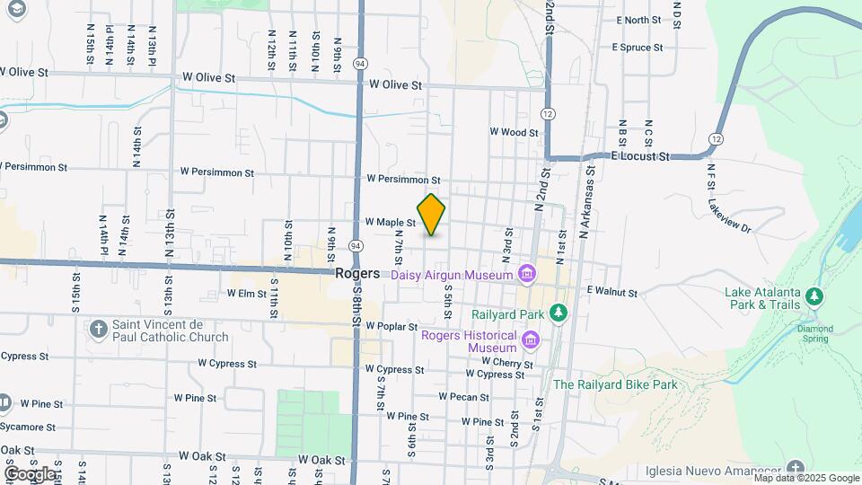 205 N 6th St Map and Location Details