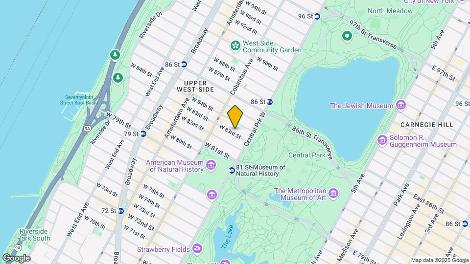 25A W 83rd St Map and Location Details