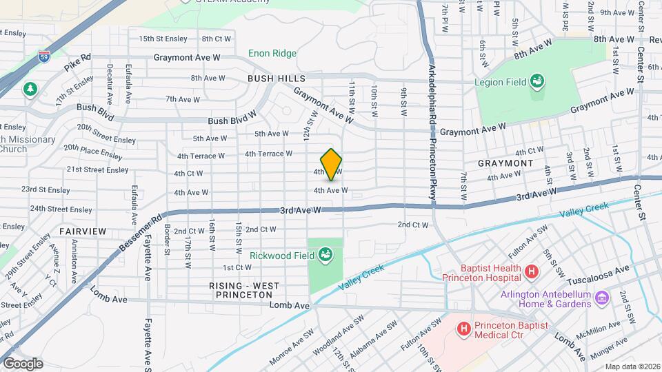 1116 4th Ave W Map and Location Details