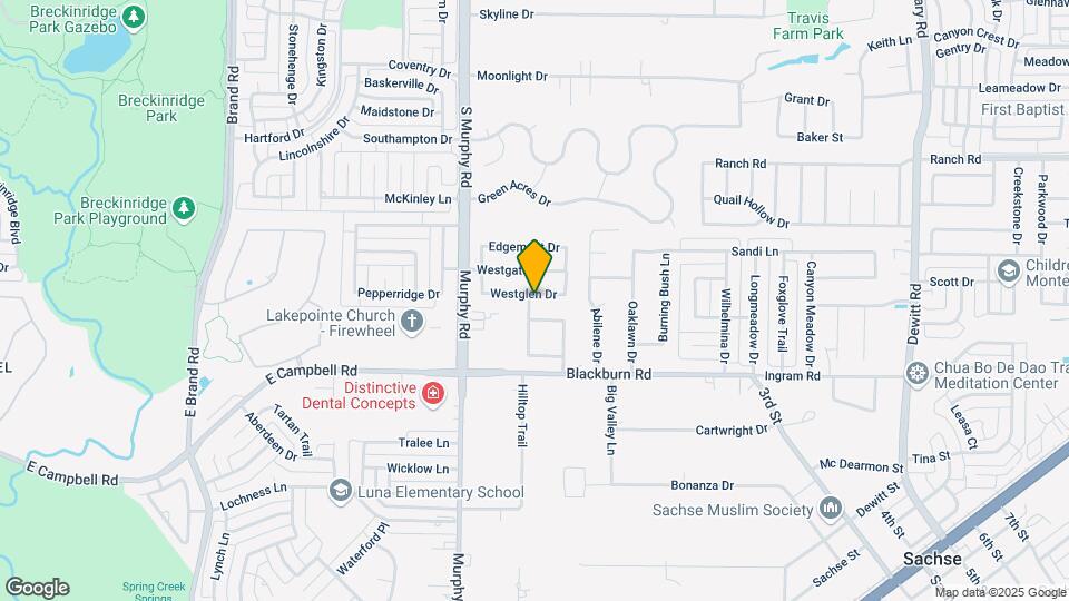 1402 Westglen Dr Map and Location Details