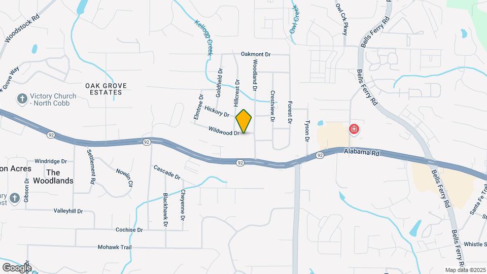 1411 Wildwood Dr Mapa y Detalles de la Ubicación