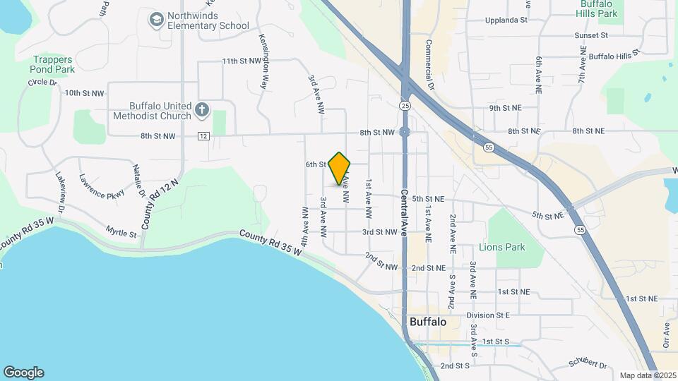 409 2nd Ave NW Map and Location Details