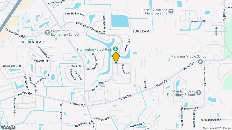 10324 Huntington Forest Blvd E Map and Location Details