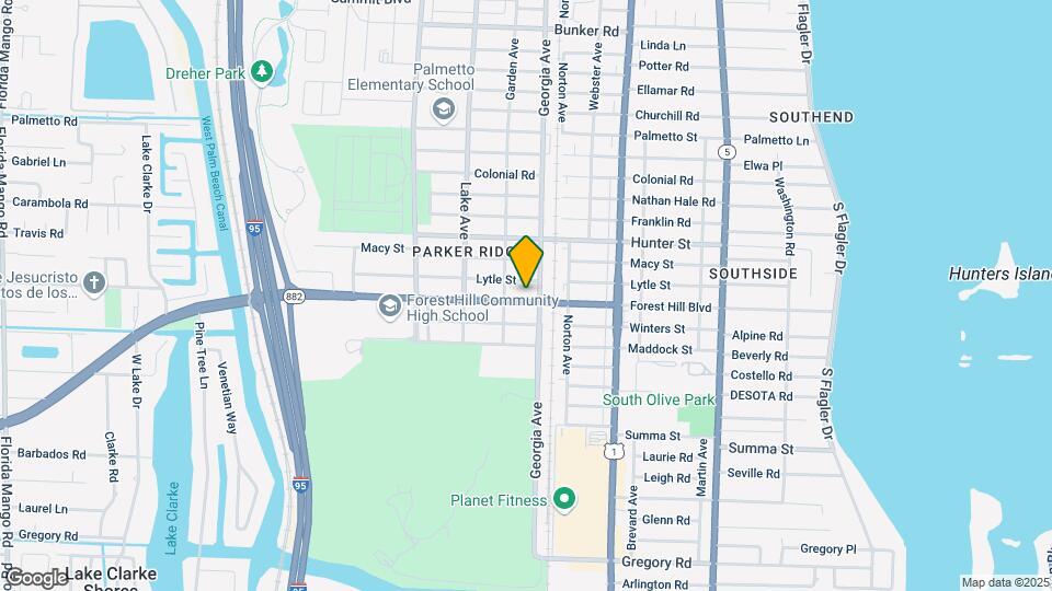 621 Forest Hill Blvd Mapa y Detalles de la Ubicación