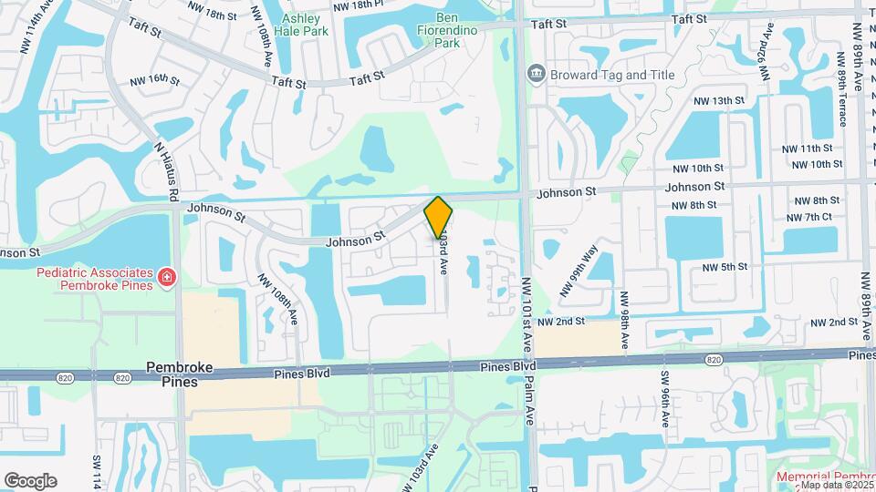 749 NW 103rd Ter, Unit 102 Map and Location Details