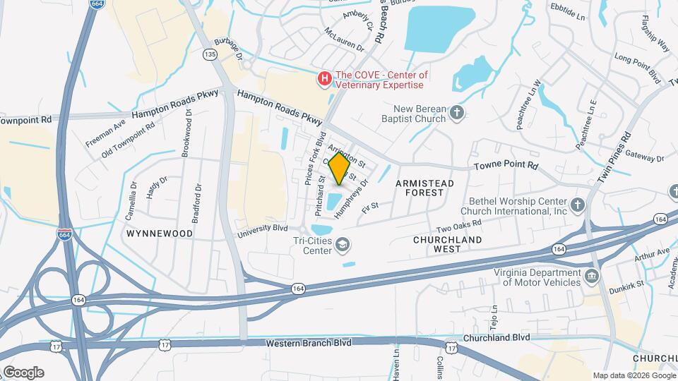 5236 Moreland St Map and Location Details