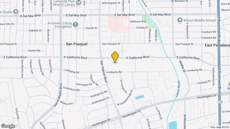 2830 E California Blvd Map and Location Details