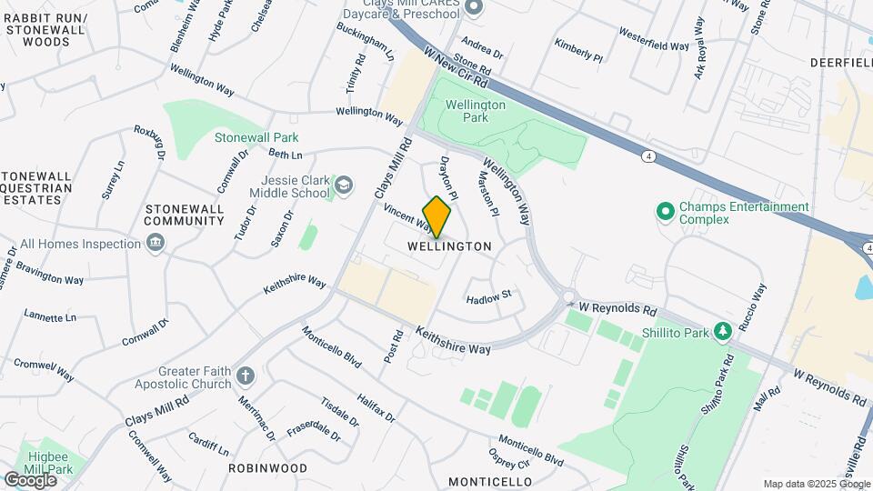 600 Vincent Way Mapa y Detalles de la Ubicación