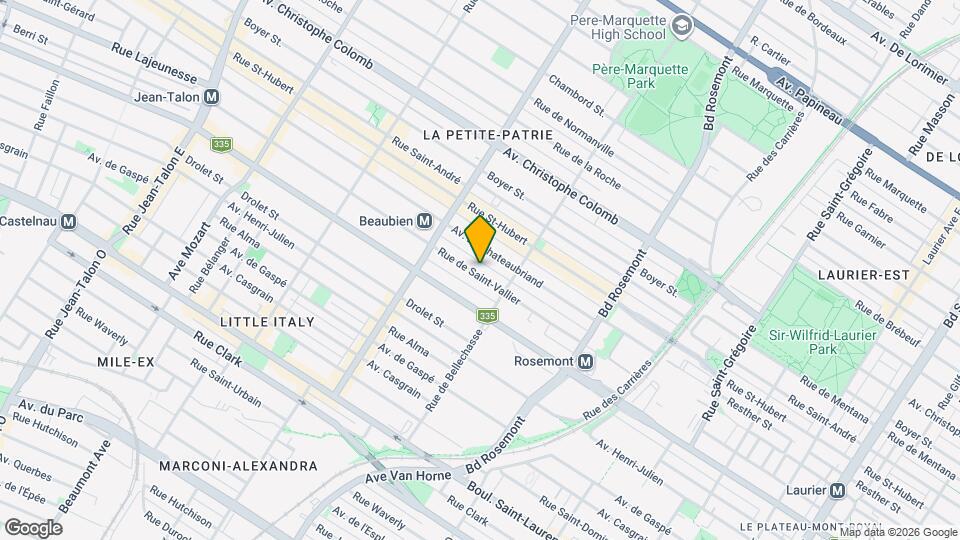 6281 De Saint-Vallier Rue Map and Location Details