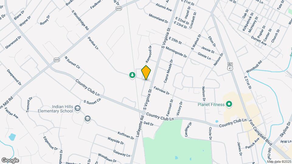 203 Pardue Ln Map and Location Details