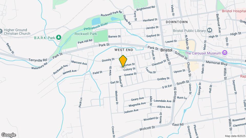 12 Units 52 Colony St. Bristol CT Map and Location Details