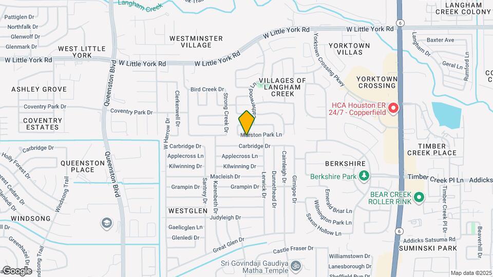 16835 Marston Park Ln Map and Location Details