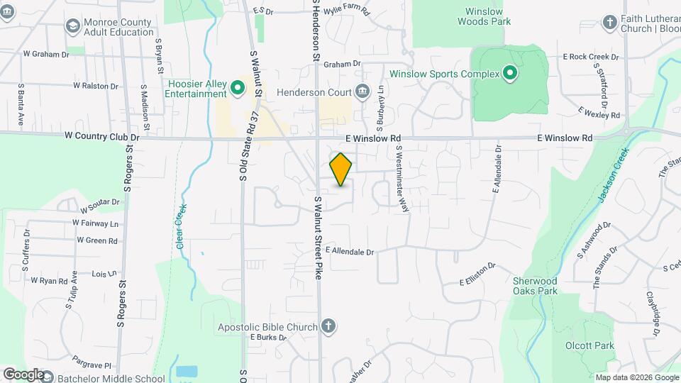 2893 S Walnut Street Pike Map and Location Details