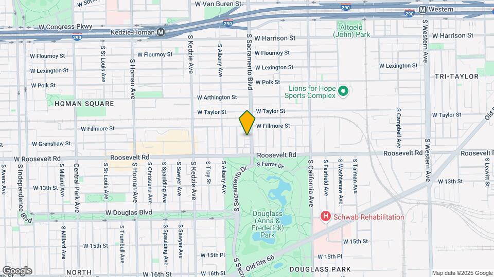 1124 S Sacramento Blvd Map and Location Details