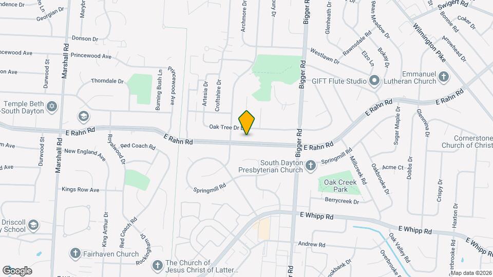 2135 E Rahn Rd Map and Location Details