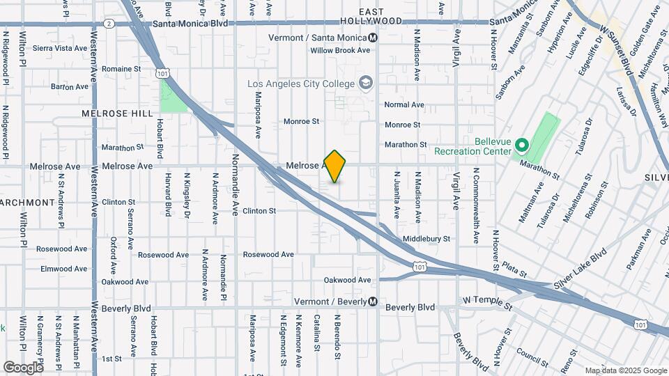 639 N New Hampshire Ave Map and Location Details