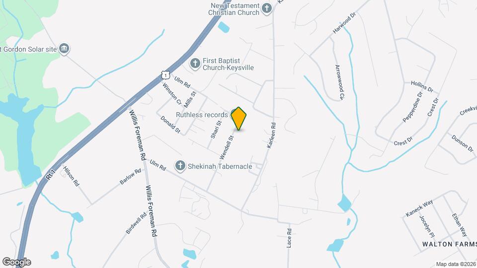 3864 Wendell St Mapa y Detalles de la Ubicación