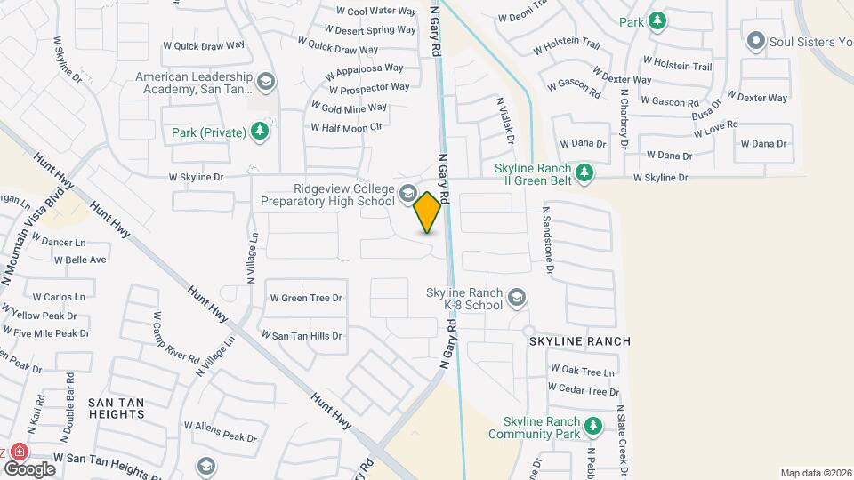 34005 N Casey Ln Mapa y Detalles de la Ubicación