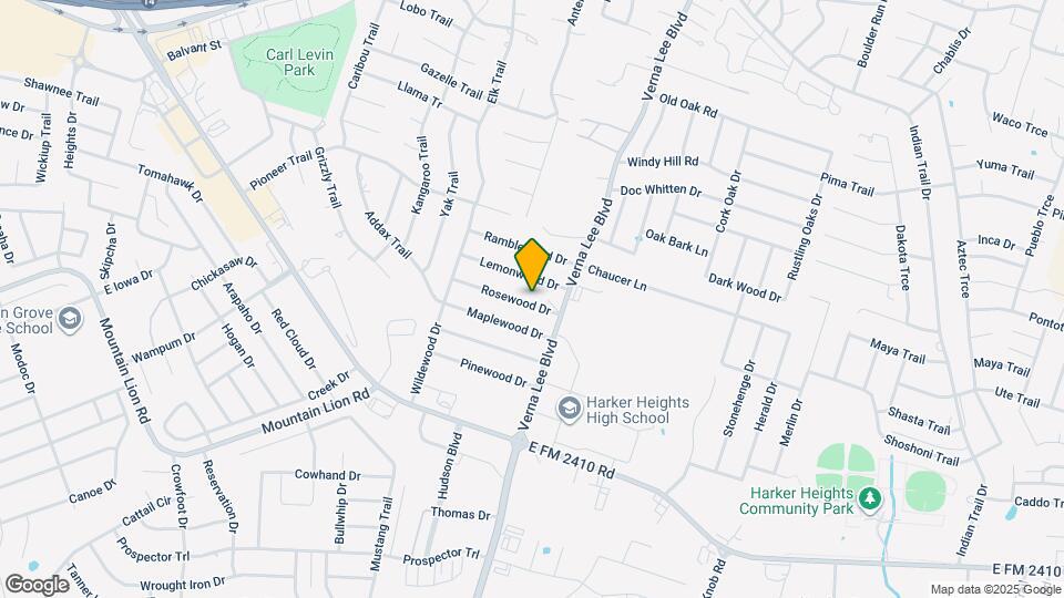 931 Rosewood Dr, Unit #A Map and Location Details