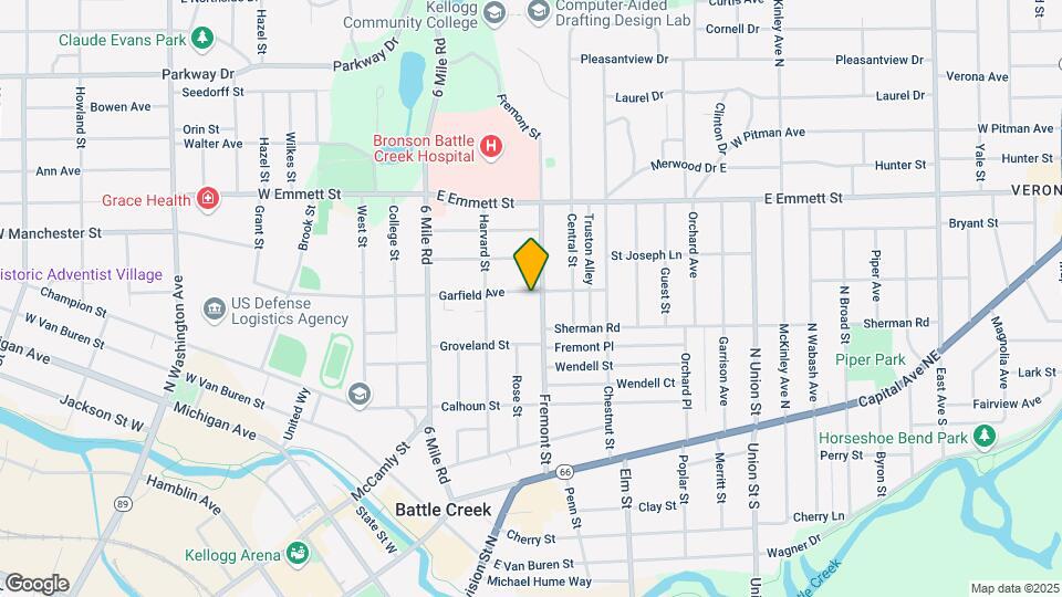 324 Garfield Ave Map and Location Details