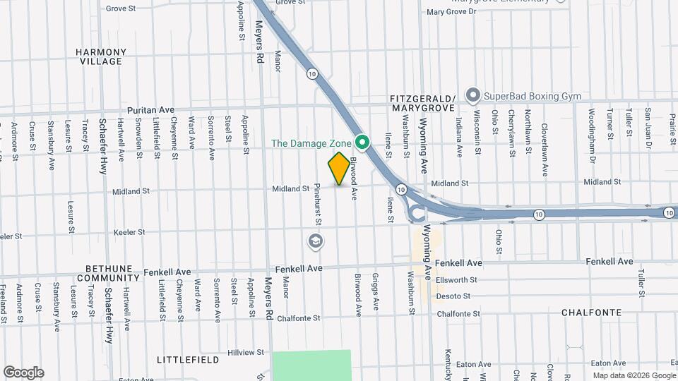 15512 Mendota St Map and Location Details