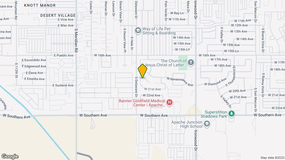 2293 W 20th Ave Map and Location Details