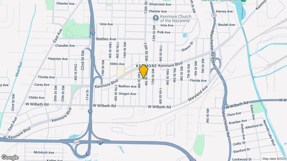 850 Florida Ave Map and Location Details