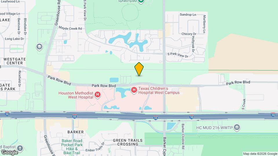 18210 Park Row Blvd Mapa y Detalles de la Ubicación