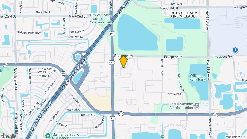 7708 NW 38th Ave Map and Location Details