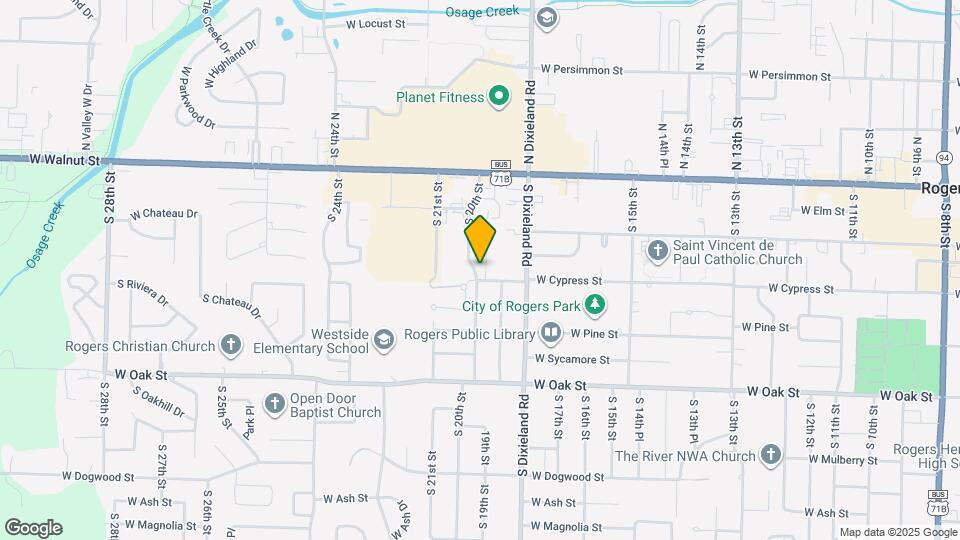 415 S 20th St Map and Location Details