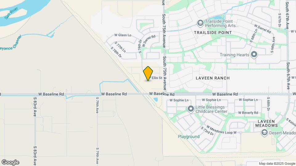 7439 S 76th Dr Map and Location Details