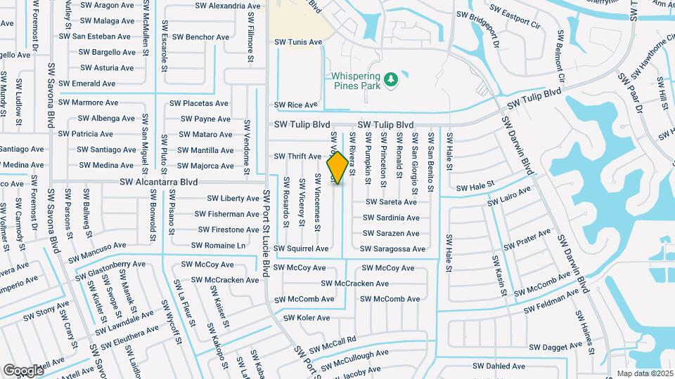 3557 SW Voyager St Map and Location Details
