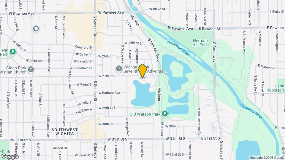 605 W 27th St S Map and Location Details