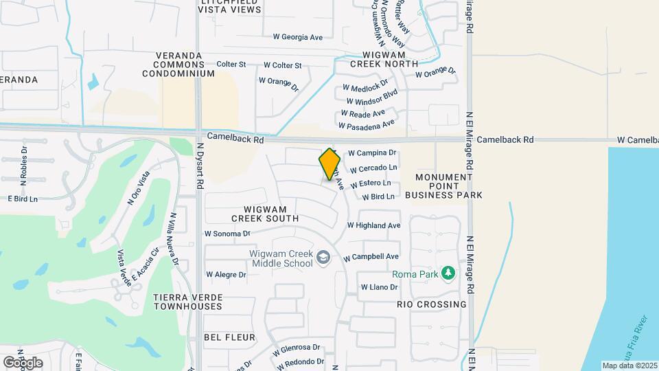 12710 W Estero Ln Map and Location Details