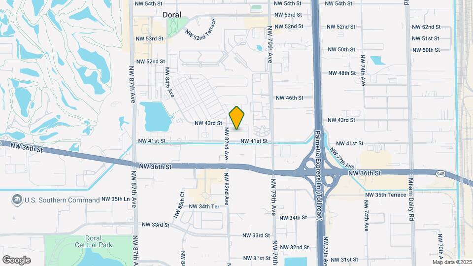 8118 NW 42nd St Map and Location Details