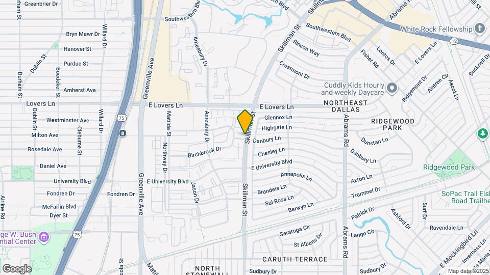 5003 Skillman St Map and Location Details