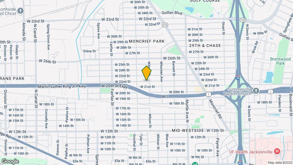 1554 22nd St Map and Location Details