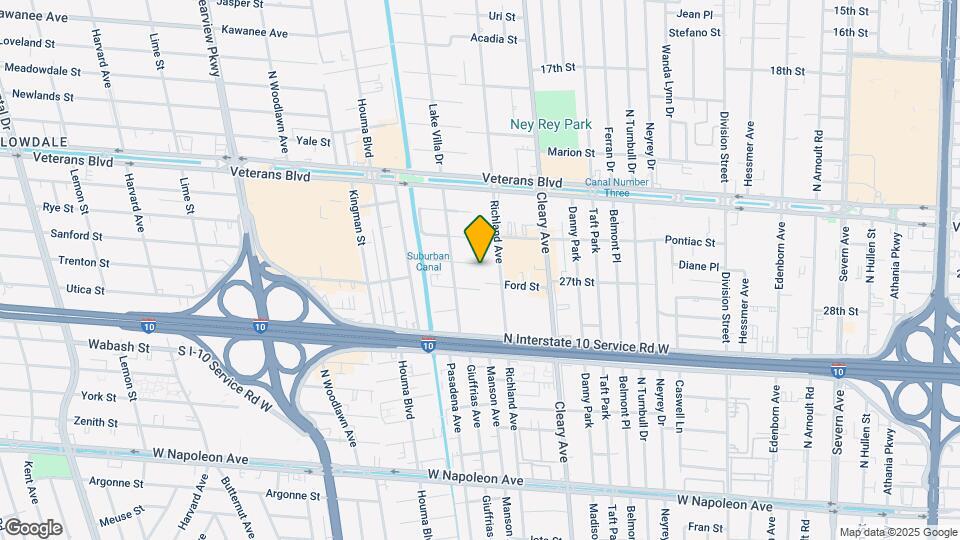 4020 Sanford St Map and Location Details