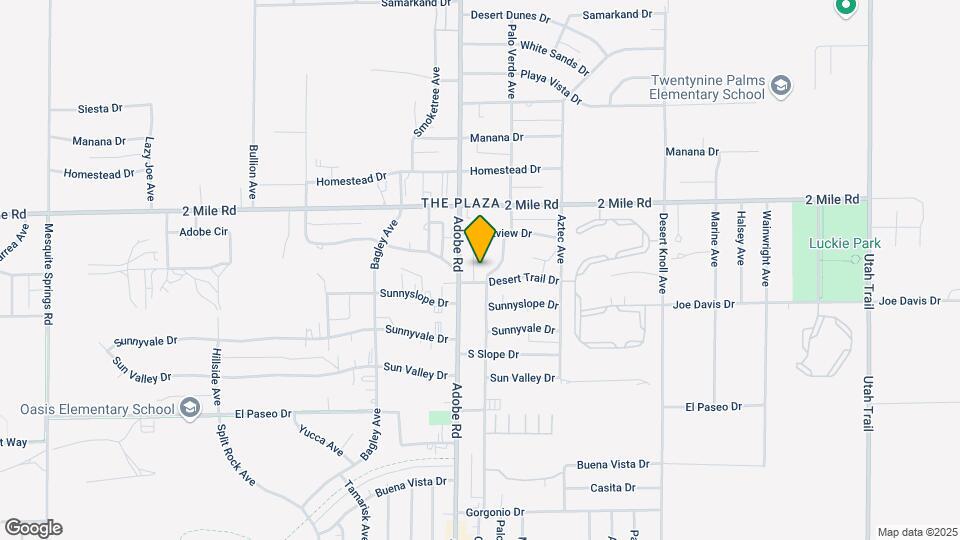 5834 Ocotillo Ave Map and Location Details