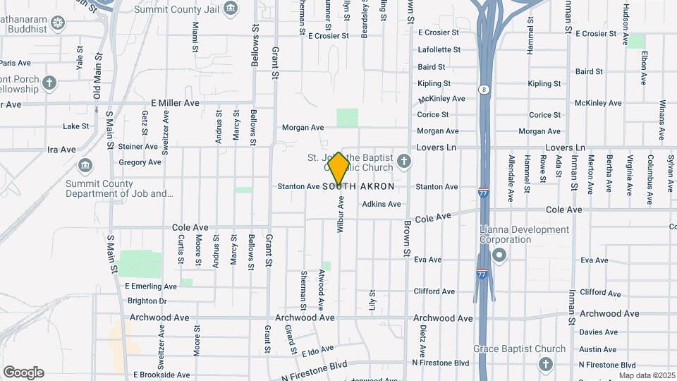 404 Stanton Ave Map and Location Details