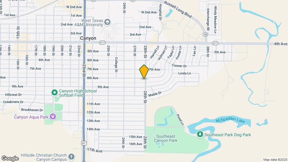800 28th St Map and Location Details