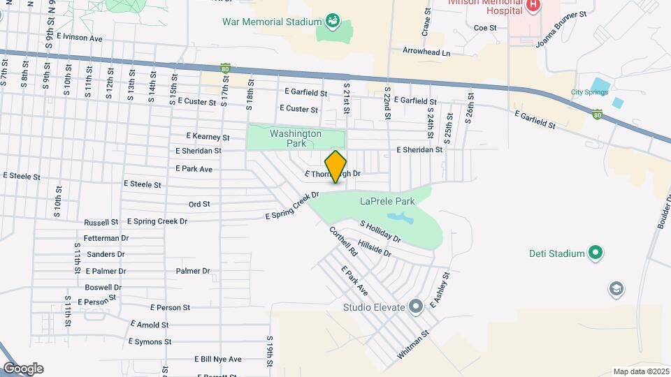 2035 Spring Creek Dr Map and Location Details